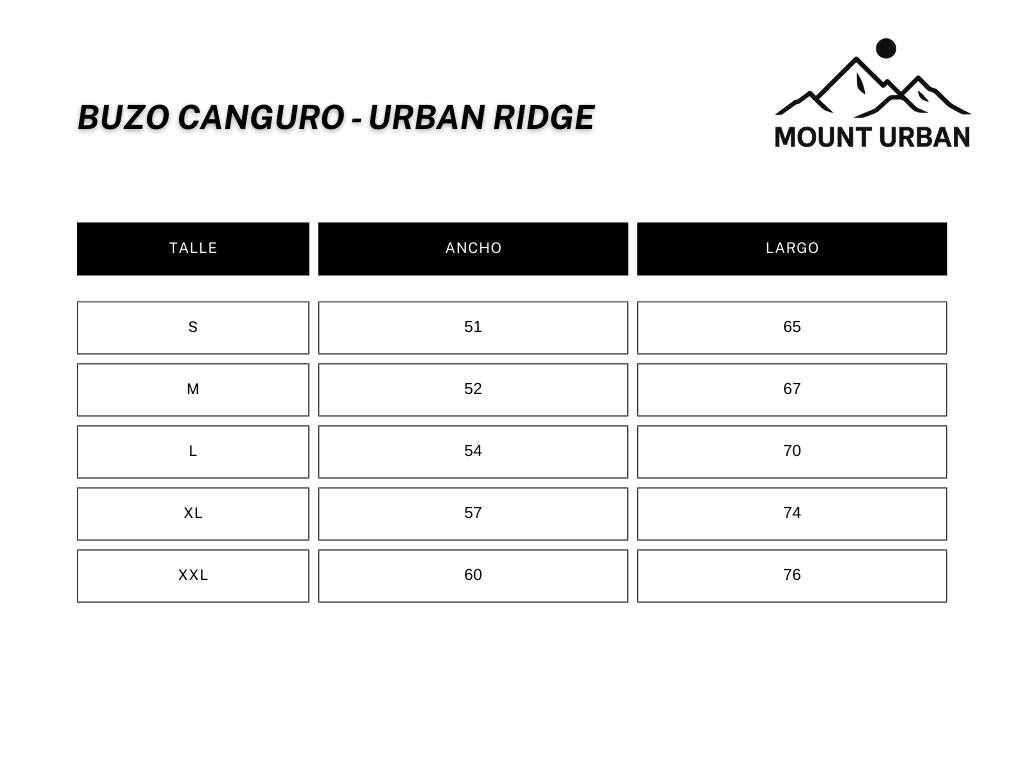 Buzo Canguro – Urban Ridge