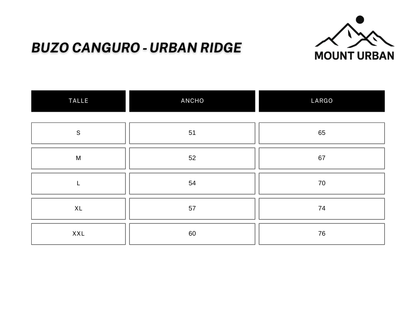 Buzo Canguro – Urban Ridge